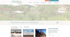 Desktop Screenshot of climaterights.org